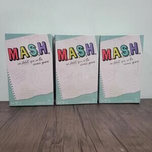 3PK M.A.S.H. ADULT GAME SPIN ON THE ICONIC GAME AGES 17 + New Free Shipping